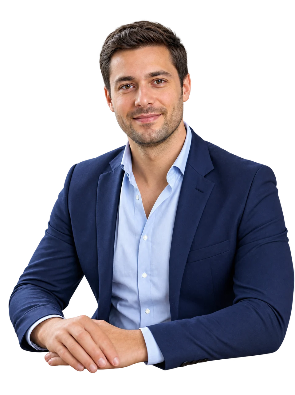 AI-generated placeholder portrait of a fictional adviser, not Jamie Wechtenbruch.